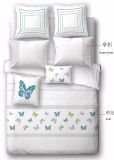 Blue Butterfly Embroidery Bedding Sets