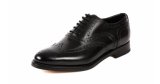 Brogue Men Dress Shoes Black Leather Formal Shoes