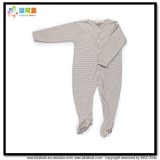 V Neck Baby Garment Stripe Printing Babies Jumpsuit