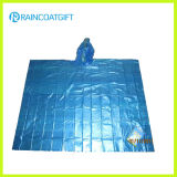 Plain Disposable PE Rain Poncho Rpe-079