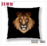 Lion Digital Printed Cushion Cover, Square Pillow