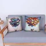 Digital Print Decorative Cushion/Pillow with Butterfly Pattern (MX-97)