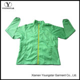 Zip up Green Mens Lightweight Thin Windbreaker Jackets