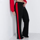 Fashion Women Leisure Casual Stripe Sportwear Pants