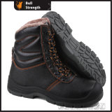 Geniune Leather Safety Boots with Fur Lining (Sn5300)