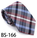 New Design Fashionable Silk/Polyester Check Tie (BS-166)