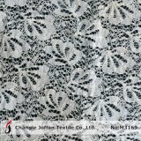 Textile Cotton Lace Curtain Fabric (M3169)