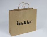 Custom Print Cheap Brown Kraft Paper Bags with Handles