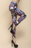 Print Long 95% Polyester 5 Spandex Print Leggings