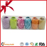 Hot Sale 5mm*20m Paper Raffia Ribbon Roll for Decoration