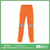 High Quality 100% Cotton Reflective Work Pants for Men