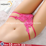 Embroidered Floral Lace 2 Spandex Bandlets See Through Charming Erotic Lingerie Girls Panties Sexy G String Tumblr