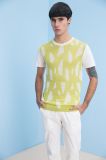 Wholesale Summer Patterned Knit Short Sleeve Men Sweater