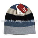 2018 Sport Knitted Striped Beanie Hat (JRK045)