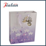 Lotus Flowers Printed and Hot Stamping Shopping Gift Paper Bag