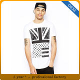 Custom Men's Casual White Printed T Shirt