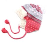 POM POM Beanie Hat Jacquard Knitted Hat