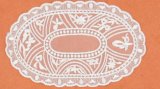 100% Polyesther Square Crocheted Embroidery Lace