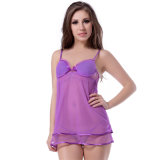 Factory Supplier Sexy Hot Women Purple Lingerie