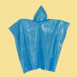 Adult Cheap Raincoat Disposal PE Rain Poncho for Promotion