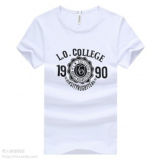 Custom Cotton/Polyester Printed T-Shirt for Men (M056)