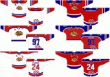 Customized Quebec Major Jr Hockey League Moncton Wildcats Hockey Jersey