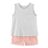 Wholesale Cotton Kids Girls Summer T-Shirt