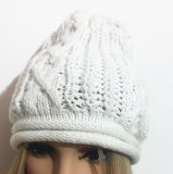 Wholesale Cheap Custom Stripe Jacquard Hat Winter Warm Knitted Beanie Hat