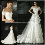Lace off-Shoulder Court Train Ball Gowns Bridal Wedding Dresses Z5059