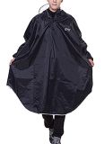 Mens Women Packable Long Nylon Water Repellent Rain Poncho