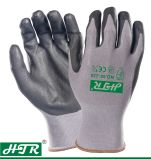 Anti-Slip Abrasion-Resistant Work Gloves with Foam Nitrile Coating