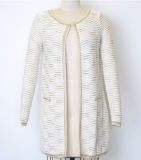 Cotton Lurex Fashion Open Women Cardigan