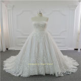 Strapless Lace Latest Design Bridal Wedding Dress