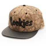 Trees Texture Leather Snapback Cap with 3D embroidery  (01599)