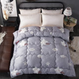 Pure Cotton Goose Down Feather Duvet/Quilt/Comforter for Home