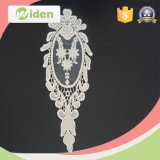 Eco-Friendly Oval Fancy Floral Pattern Embroidery Patch