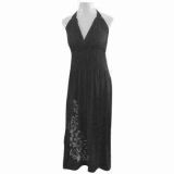 Ladies Rayon/Spandex Dress with Printin (OEM)