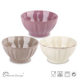 13.5cm Embossed Cereal Bowl with BSCI Certificate