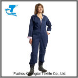 Women's Work Coveralls Navy with Pink Trim