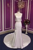 2017 Satin Lace Beading Mermaid Wedding Dress