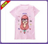 Fashion Lovely Cotton Printed T-Shirt for Women (W307)