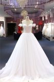 off Shoulder Tulle Bridal Ball Wedding Dress