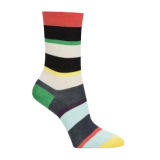 Popular Customized Colorful Stripe Dress Socks