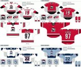 Customized American Hockey League Charlotte Checkers Ice Hockey Jersey