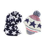 POM POM Beanie Hat Jacquard Children Knitted Hat