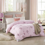 Printed Floral Polyester Microfiber Hollow Fiber Bedding Comforter