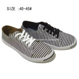 New Style Low Price Fashion Men's Stripe Canvas Shoes (DL60929-1)