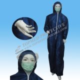 Non-Woven PP Coveralls Blue Coveralls Free Sample Offered