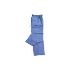 Wholesale Cotton Mens Cargo Work Pants Blue Protect Pockets Pants