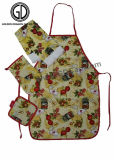 Beautiful Customized Printing Polyester Kitchen Artist Apron Set